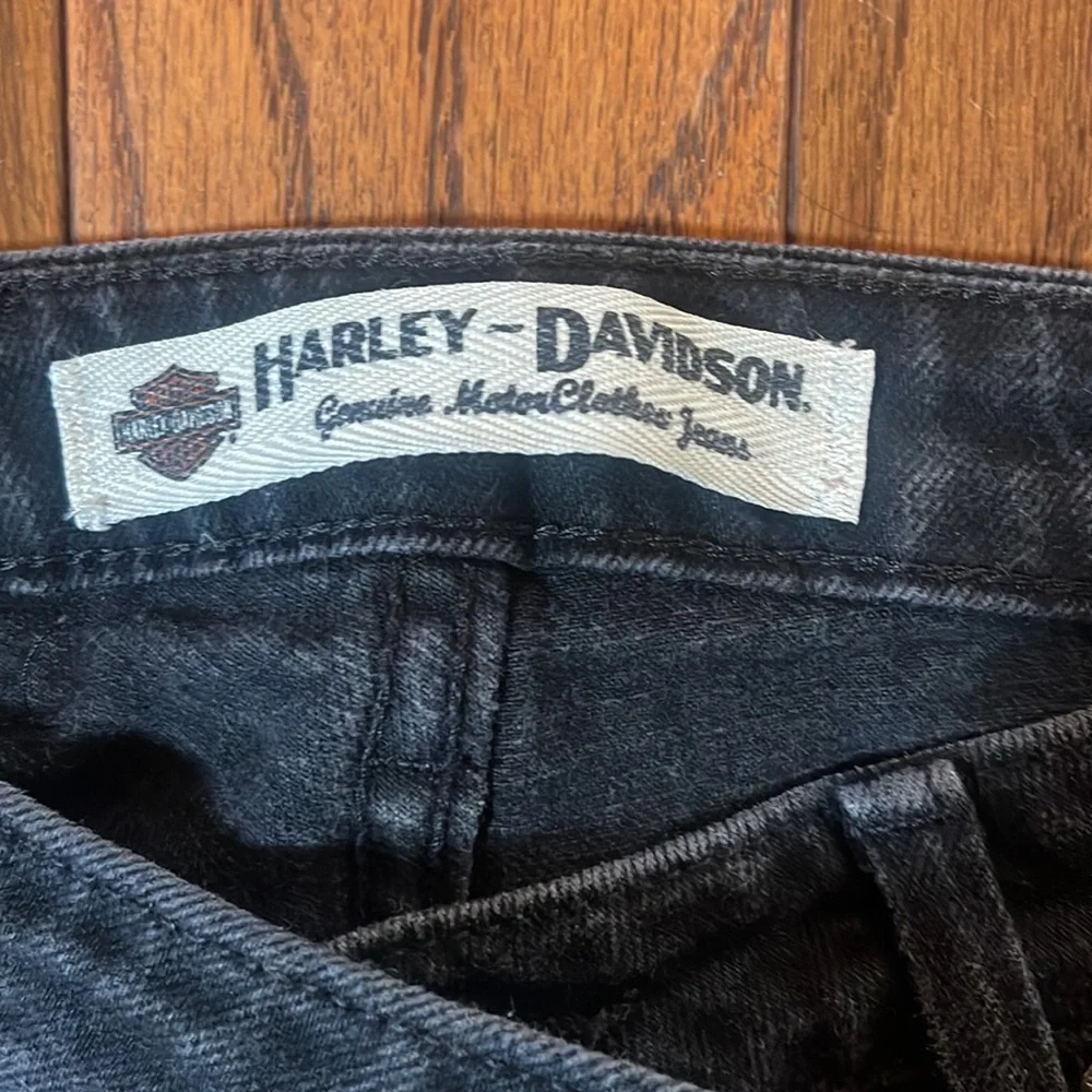Harley Davidson women’s jeans, black, size 4